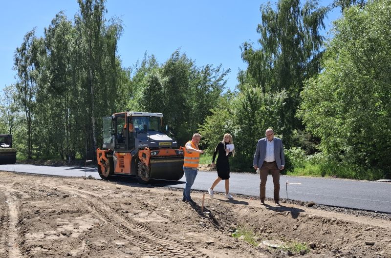 Burmistrz Gminy i Miasta Przysucha wizytował drogi gminne