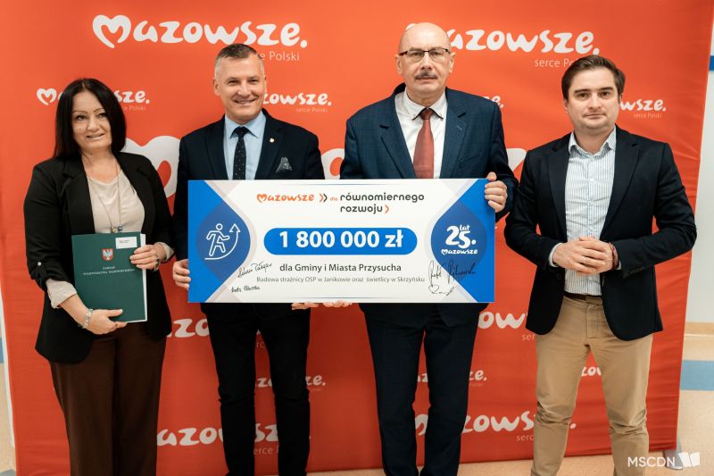 Gmina i Miasto Przysucha z kolejną podpisaną umową o dofinansowanie!