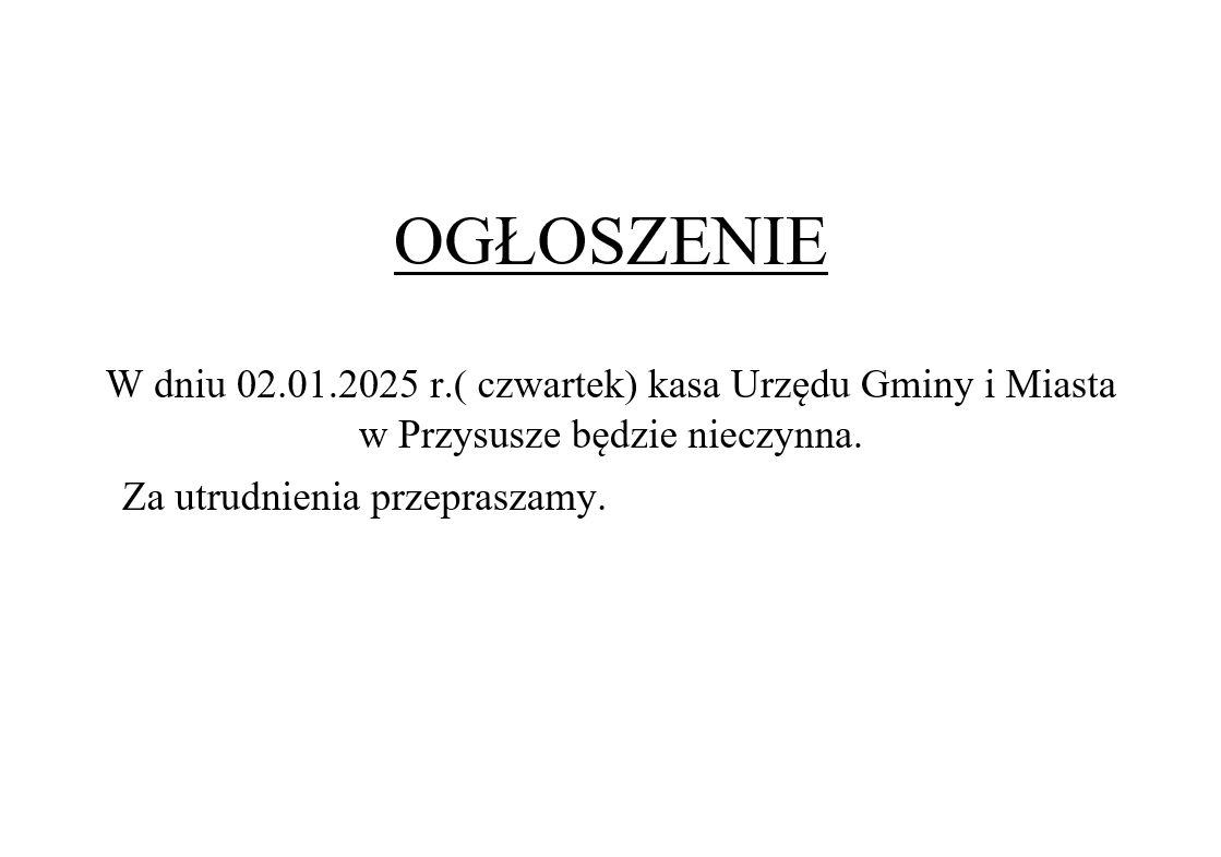 Ogłoszenie