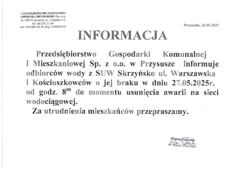 Ogłoszenie