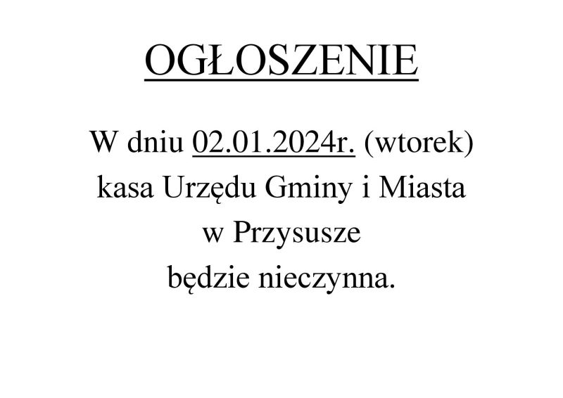 Ogłoszenie