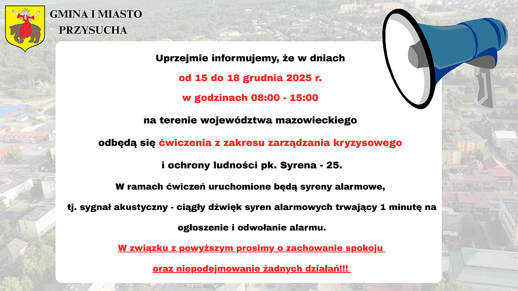 Ćwiczenia z zakresu Ochrony Ludności Ćwiczenia z zakresu Ochrony Ludności