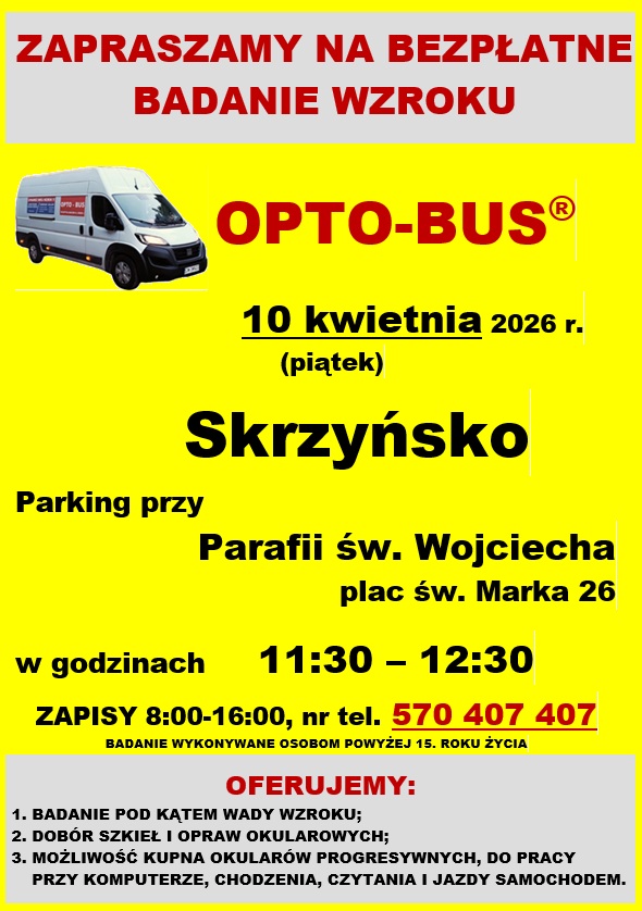 Bezpłatne badanie wzroku