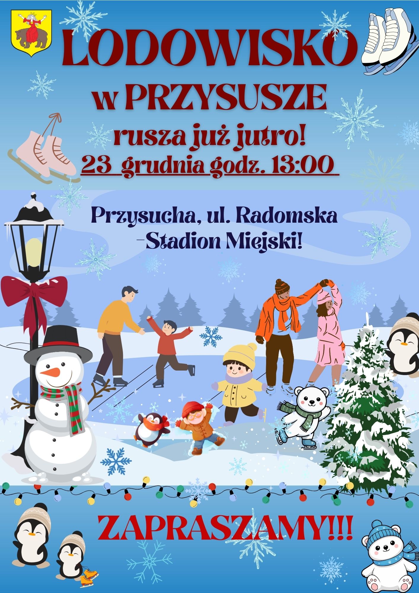 Otwarcie Lodowiska w Przysusze Otwarcie Lodowiska w Przysusze